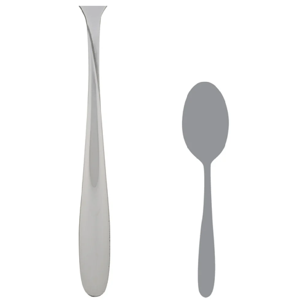 Steelite 5709SX003 7-1/4 Inch Dessert Spoon 18/0 Stainless Steel Utensil