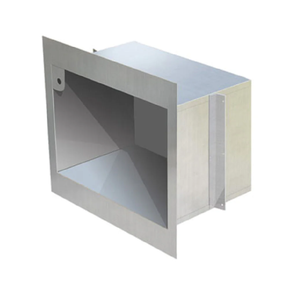 Wood Stone 0-6-SBX-F 6 Foot Storage Box Extension to Match Flat Doorway Facade