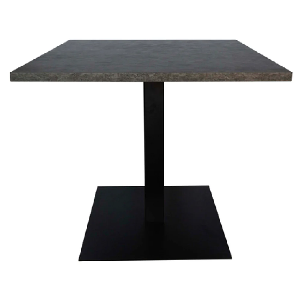 Grosfillex US32D744 32 Inch Square Exterior Table Top with assembly rails Dark Concrete Resin Grosfillex US32D744 32 Inch Square Exterior Table Top with assembly rails Dark Concrete Resin