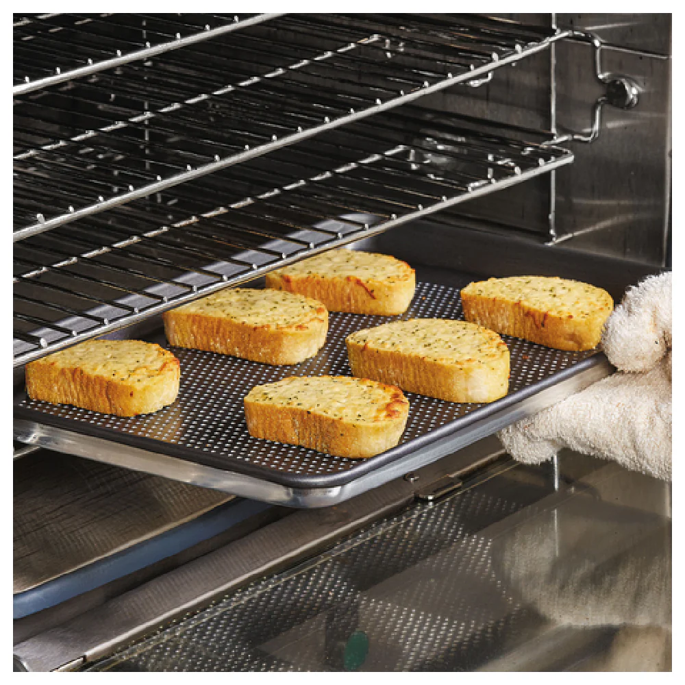 Vollrath 5303NSP 18 Inch Wear-Ever Sheet Pan Perforated Aluminum Vollrath 5303NSP 18 Inch Wear-Ever Sheet Pan Perforated Aluminum
