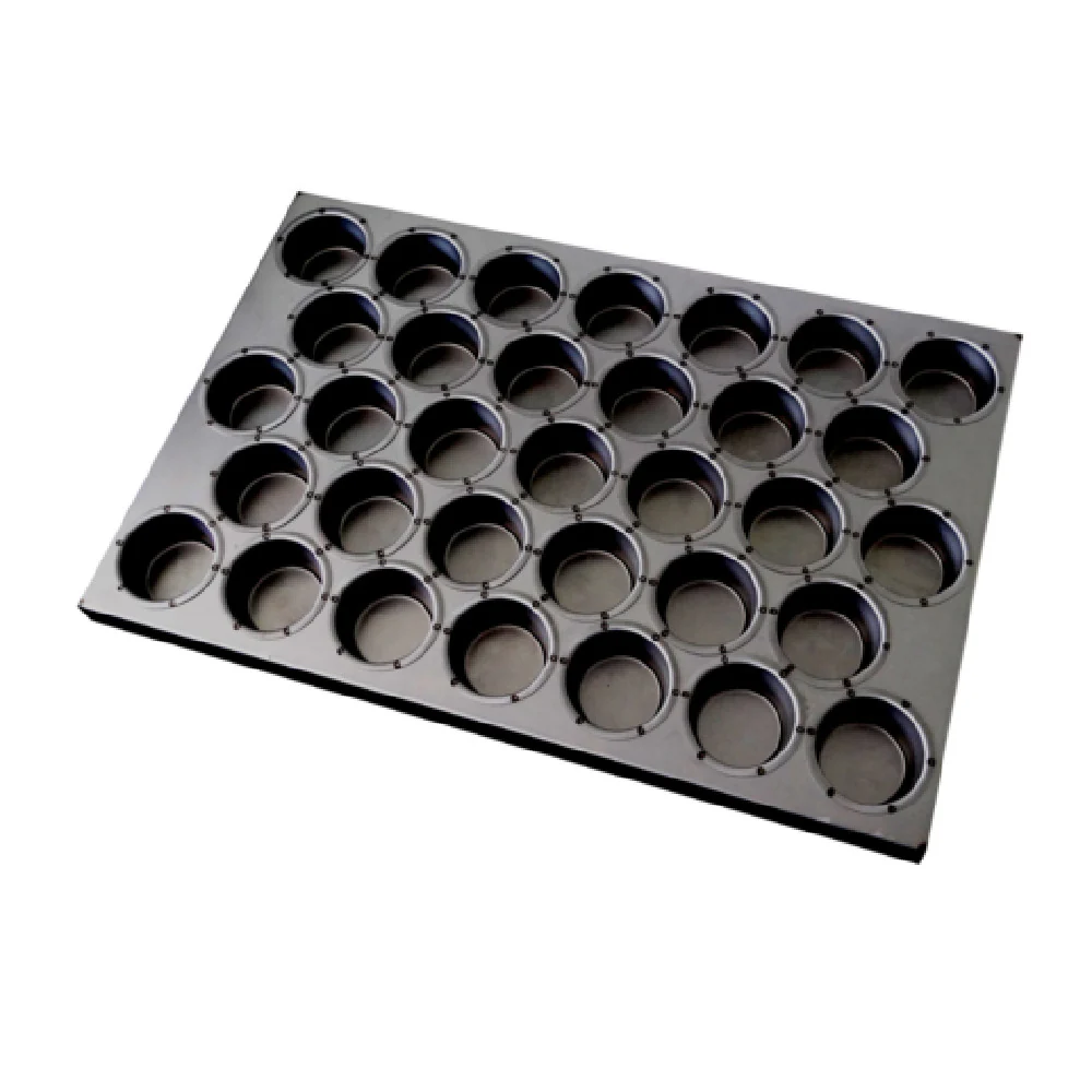 Louis Tellier 299104 23 Inch Muffin Mould Non-Stick Steel 33 Muffins