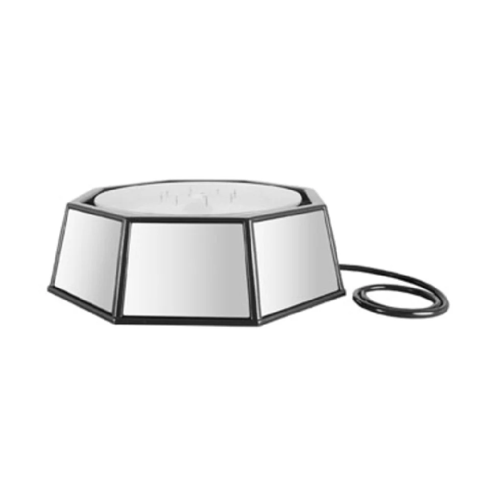 Cal Mil IP501-220 24 Inch Octagonal Ice Display with Rotational Lighting