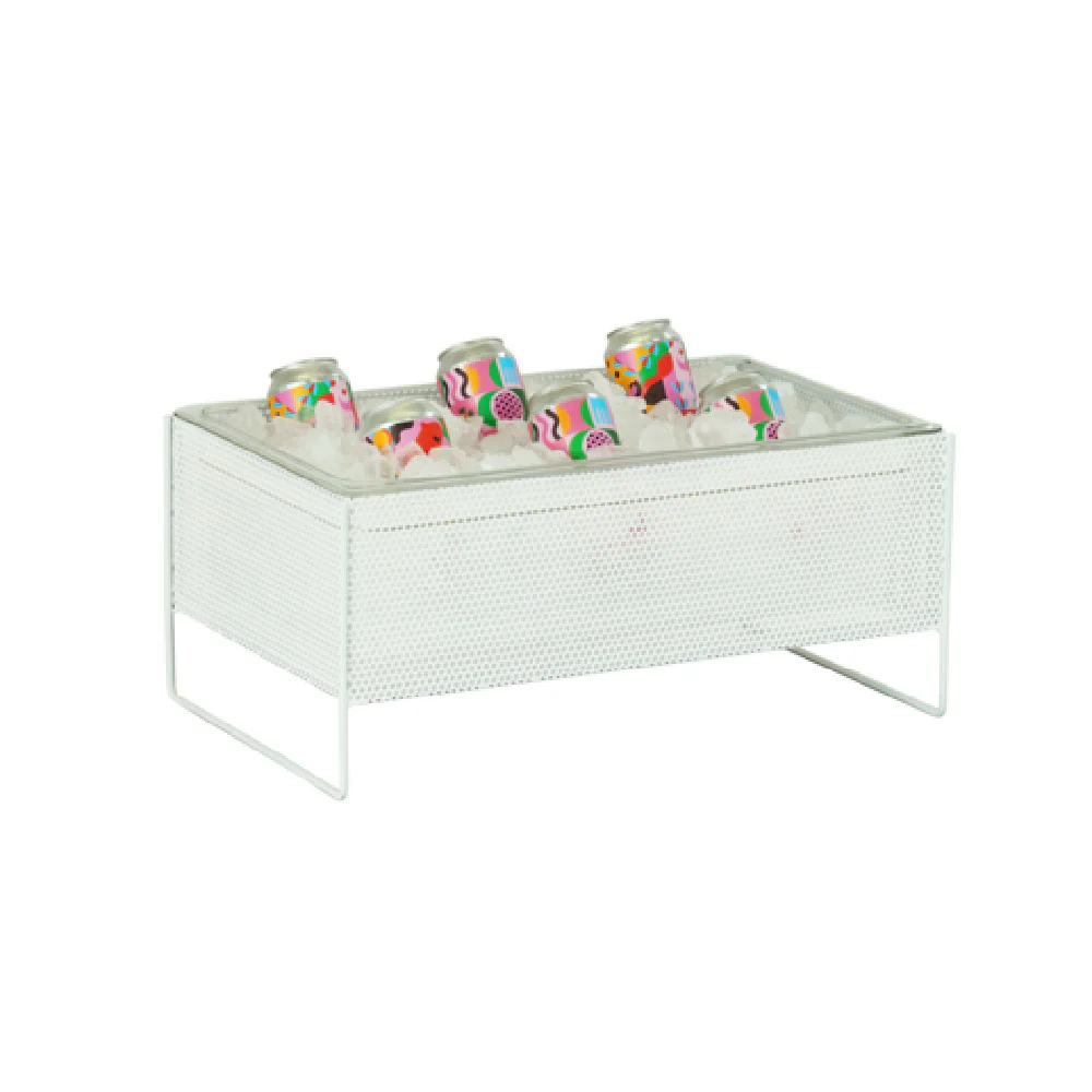 Cal Mil 22907-12-15 21 Inch Commercial Ice Box Includes Water Pan White Metal Cal Mil 22907-12-15 21 Inch Commercial Ice Box Includes Water Pan White Metal