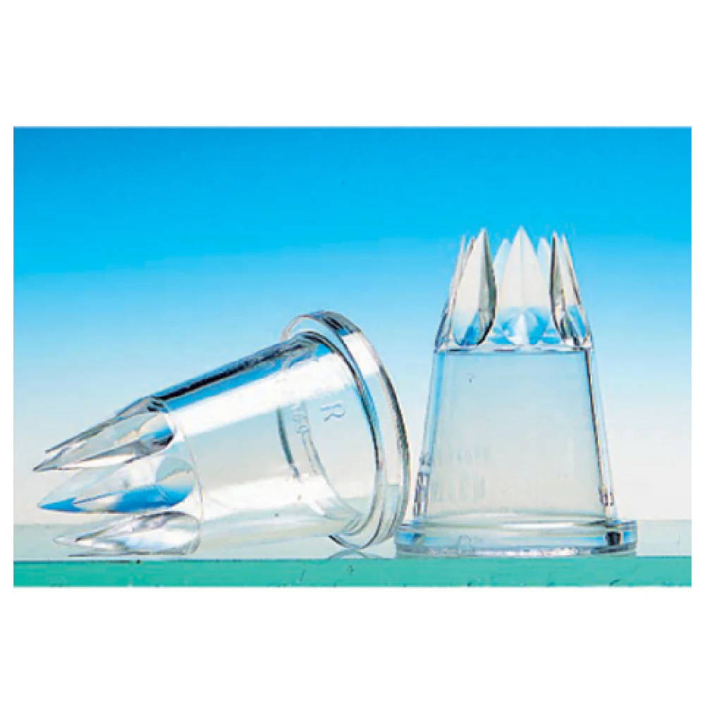 Matfer 167043 5mm Star Shaped Decorating Tube Tip Polycarbonate - 2 Packs Matfer 167043 5mm Star Shaped Decorating Tube Tip Polycarbonate - 2 Packs