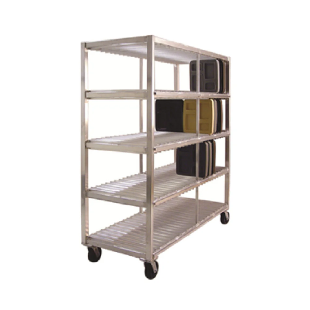 New Age Industrial 96707 28 Inch Tray Drying Rack Mobile 4 Tier Aluminum with Casters New Age Industrial 96707 28 Inch Tray Drying Rack Mobile 4 Tier Aluminum with Casters