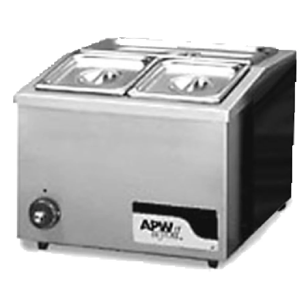 APW Wyott W-12 14 Inch Electric Food Pan Warmer and Thermostatic Control