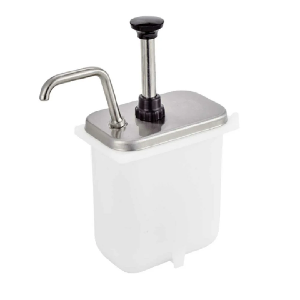 Server Products 86750 4.5 Inch Stainless Steel Fountain Jar Pump for Thick Condiments Server Products 86750 4.5 Inch Stainless Steel Fountain Jar Pump for Thick Condiments