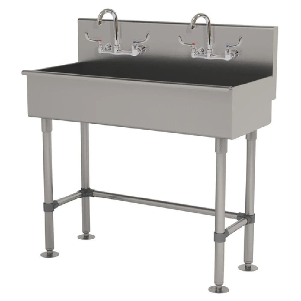 Advance Tabco 19-FM-48-ADA-F 48 Inch Multiwash Hand Sink with Stainless Steel Legs Advance Tabco 19-FM-48-ADA-F 48 Inch Multiwash Hand Sink with Stainless Steel Legs