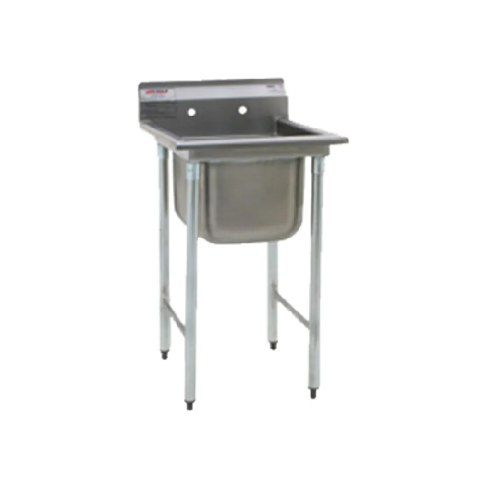 Eagle 314-18-1-18R-X 40 Inch One Compartment Sink with Right Drainboard 304 stainless steel