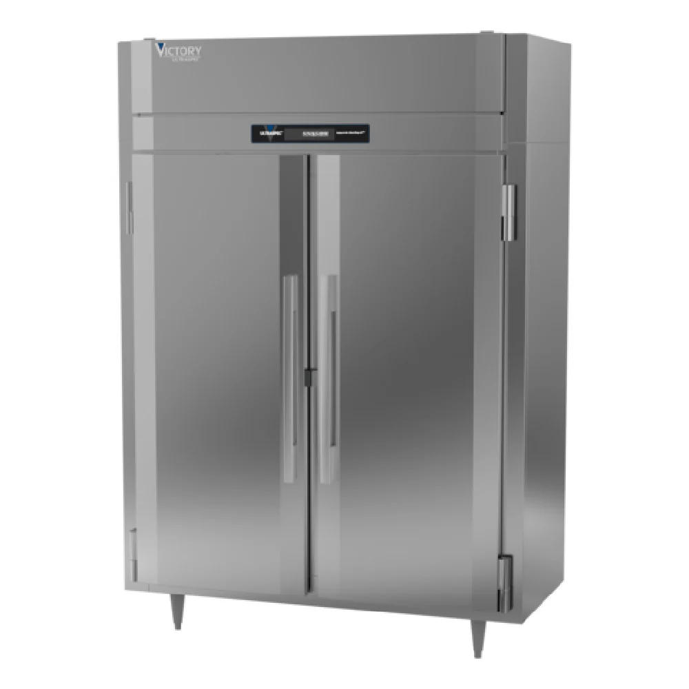 Victory FS-2N-S1-HC 58 Inch Reach-in Freezer V-Core Two Section 41.35 cu ft Stainless Steel