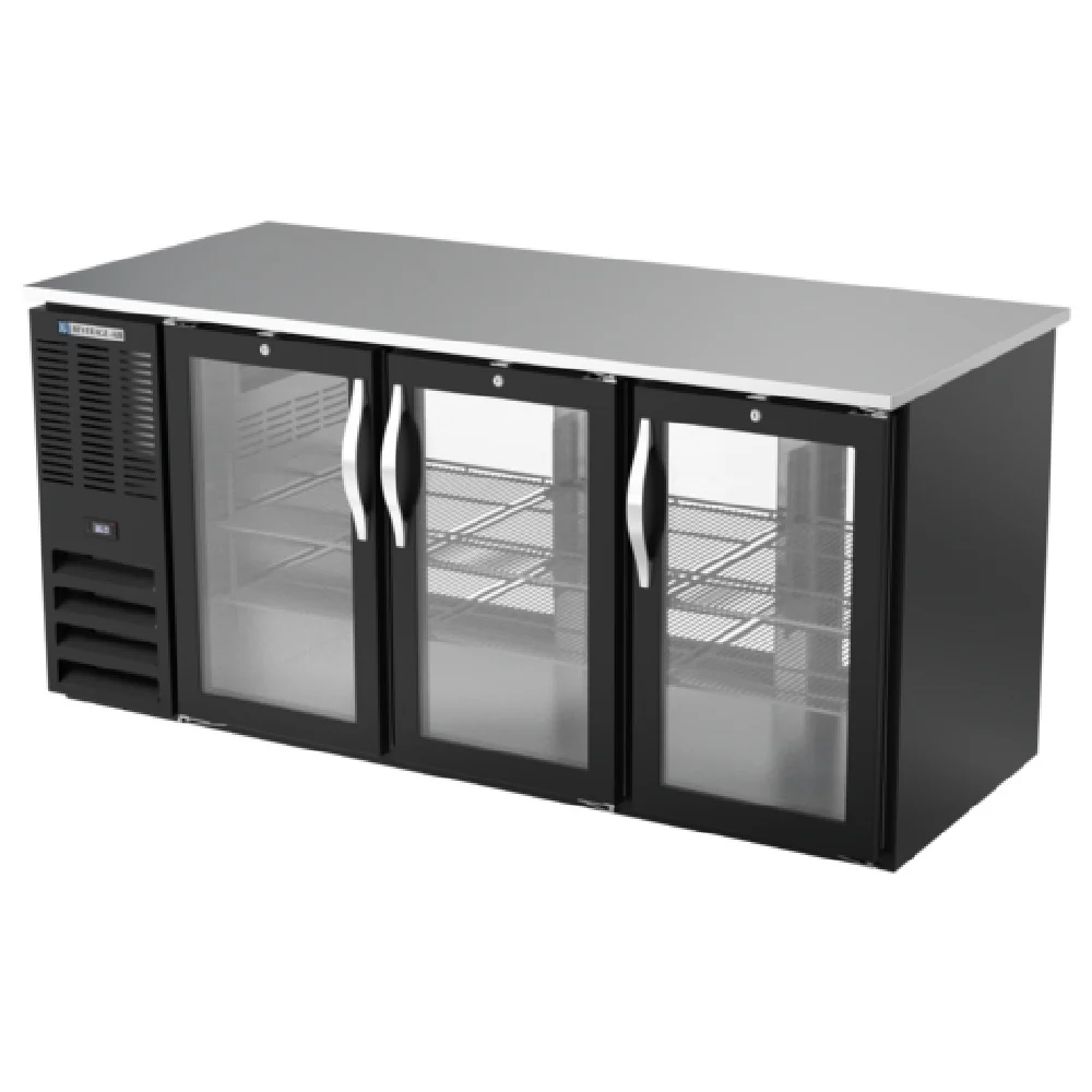 Beverage Air BB72HC-1-G-PT-B 72 Inch Refrigerated Back Bar Cabinet 22.1 cu ft Beverage Air BB72HC-1-G-PT-B 72 Inch Refrigerated Back Bar Cabinet 22.1 cu ft