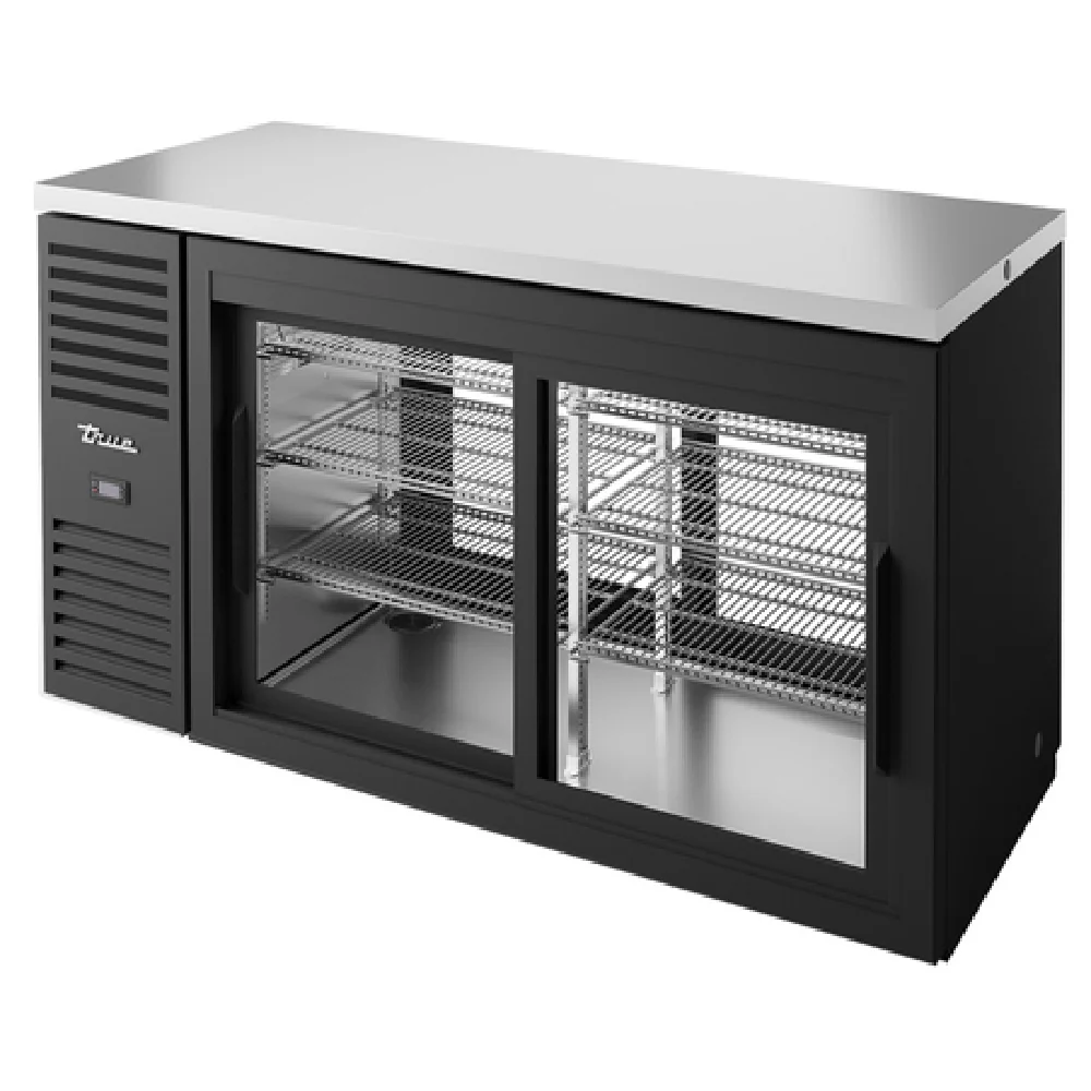 True Refrigeration TBR60-PTSZ1-L-B-11-11-1 60 Inch Pass-thru Back Bar Cooler True Refrigeration TBR60-PTSZ1-L-B-11-11-1 60 Inch Pass-thru Back Bar Cooler