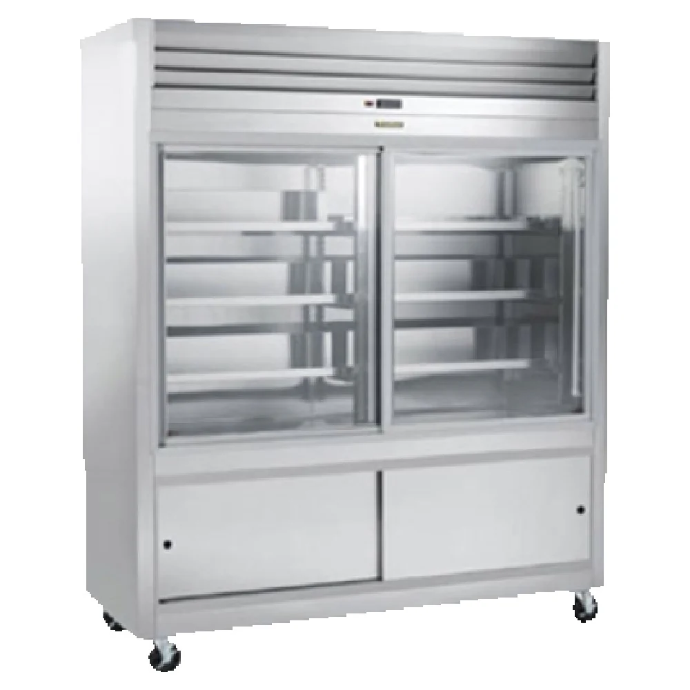 Traulsen RHT332NUT-FSL 76 Inch Two-section Refrigerated Deli Merchandiser 46.0 Cu Ft