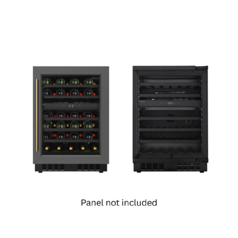 Koolmore KM-CW46DZ-BPR 22 Inch Dual Zone Wine Cooler with Wooden Shelves Koolmore KM-CW46DZ-BPR 22 Inch Dual Zone Wine Cooler with Wooden Shelves