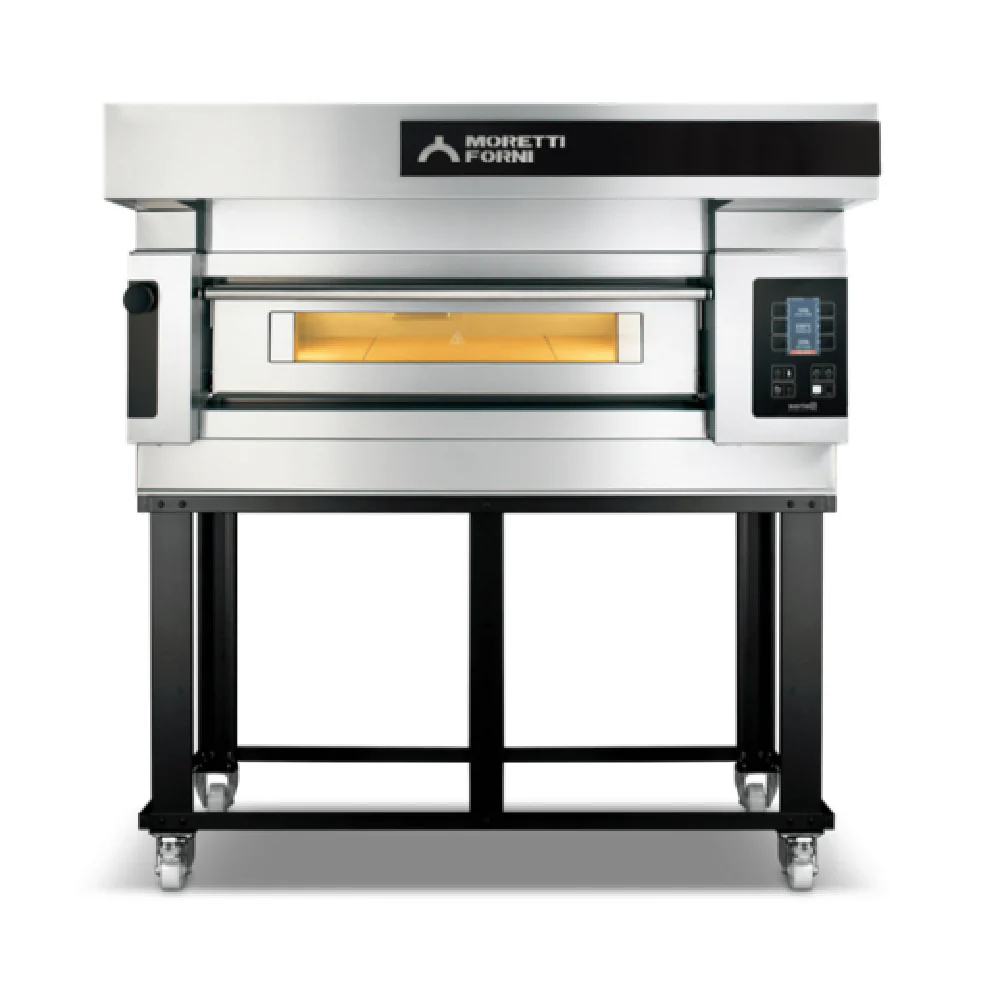 Moretti Forni S105E1 37-1/2 Inch Electric Pizza Oven Deck-Type with Refractory Brick Moretti Forni S105E1 37-1/2 Inch Electric Pizza Oven Deck-Type with Refractory Brick