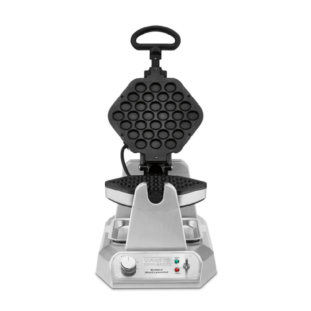 Waring WBW300XCE 13 Inch Bubble Waffle Maker Single Bakes Up To 25 Waffles Per Hour