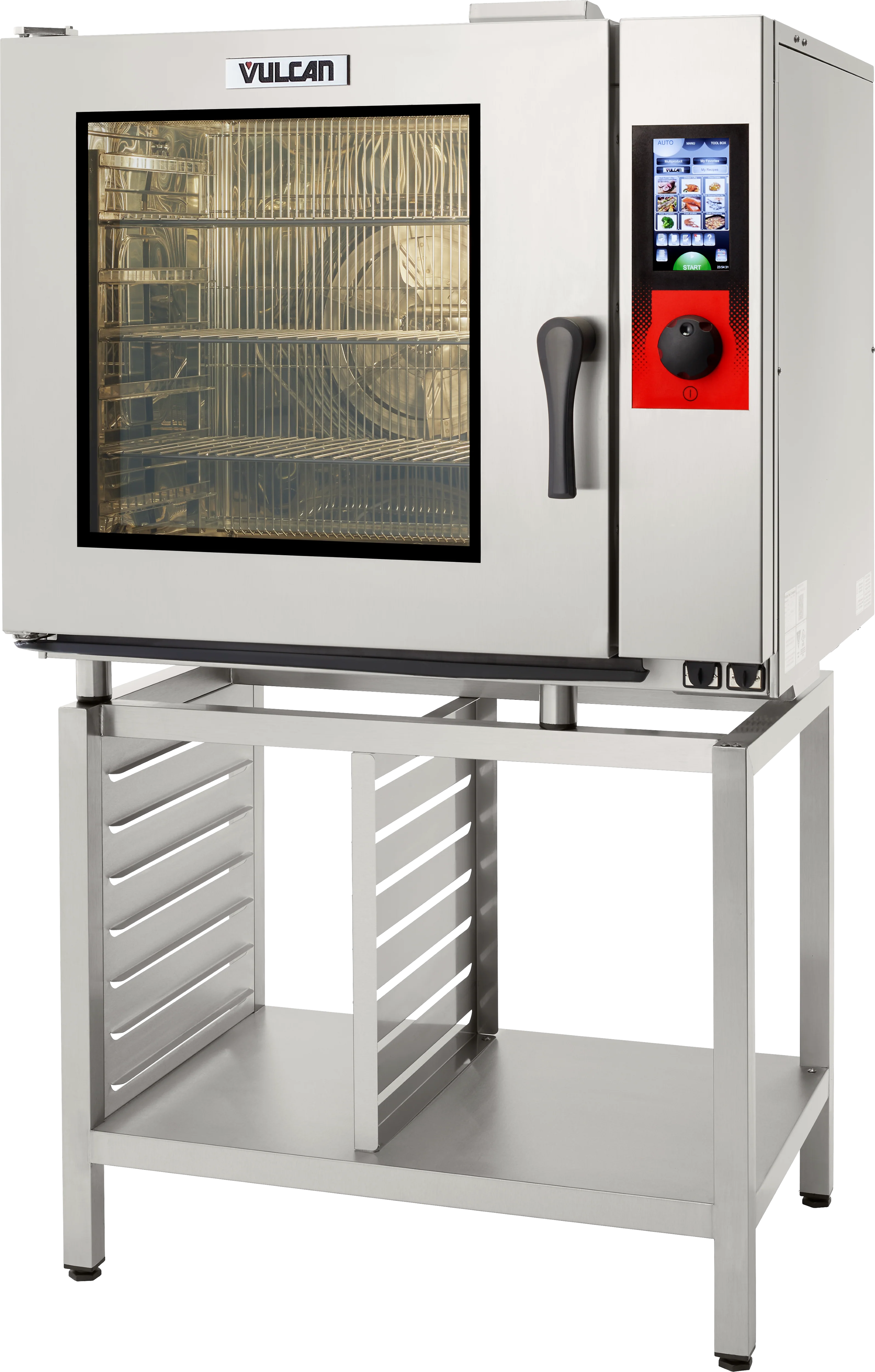 Vulcan TCM-61G-NAT/LP 36 Inch Gas Combi Oven Boilerless 6 Level 56000 BTU