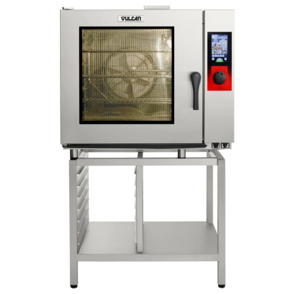 Vulcan TCM-61G-NAT/LP 36 Inch Gas Combi Oven Boilerless 6 Level 56000 BTU Vulcan TCM-61G-NAT/LP 36 Inch Gas Combi Oven Boilerless 6 Level 56000 BTU