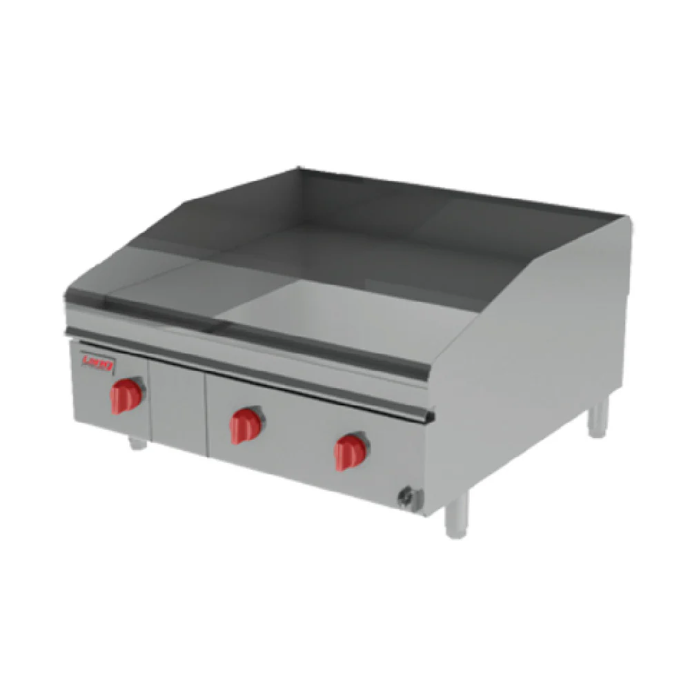Lang 236ZSD 36 Inch Griddle Gas Countertop 105000 BTU Smooth Steel with Thermostats Lang 236ZSD 36 Inch Griddle Gas Countertop 105000 BTU Smooth Steel with Thermostats