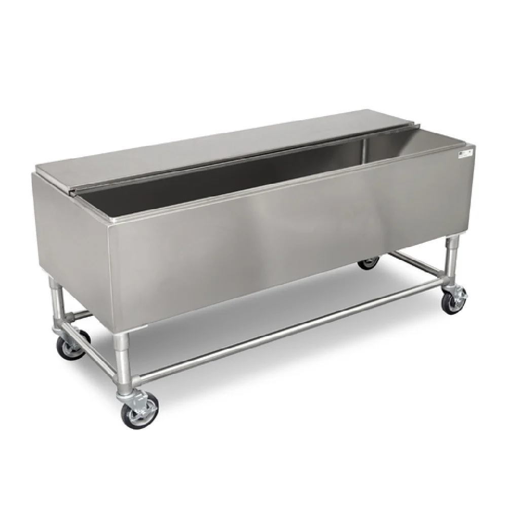 John Boos UBBB-2448 48 Inch Ice Chest Mobile Stainless Steel with Locking Casters John Boos UBBB-2448 48 Inch Ice Chest Mobile Stainless Steel with Locking Casters