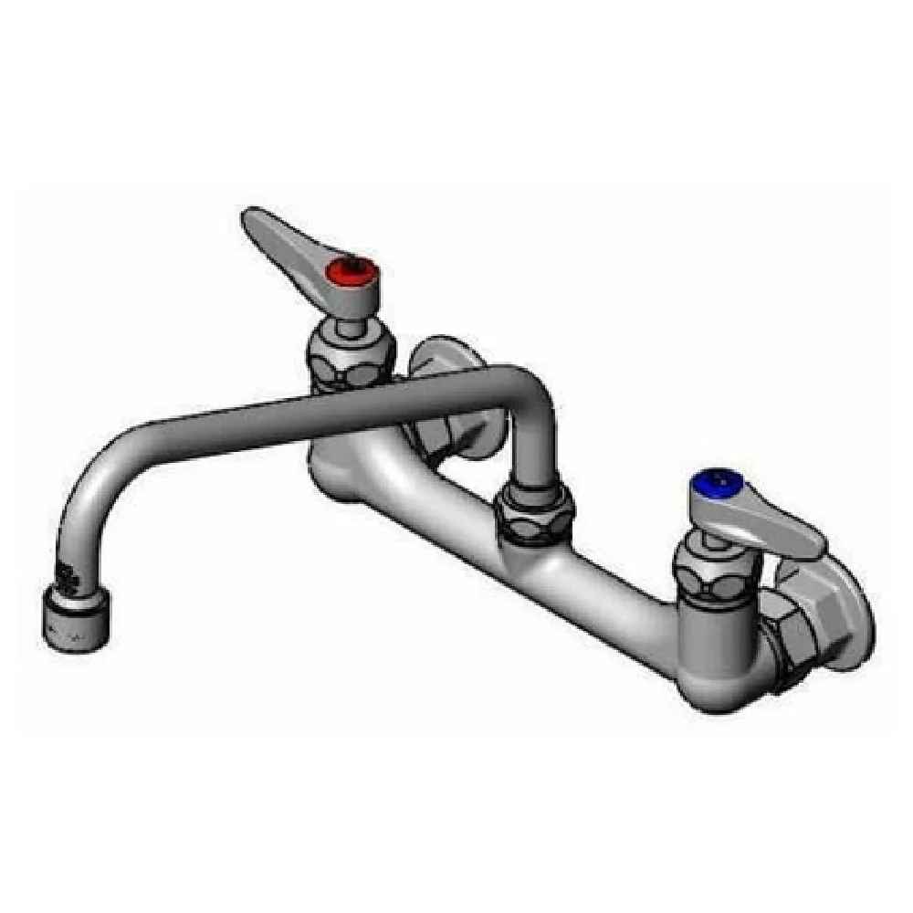 T&S Brass B-2342-VF22-CR Pantry Faucet Wall Mount 8