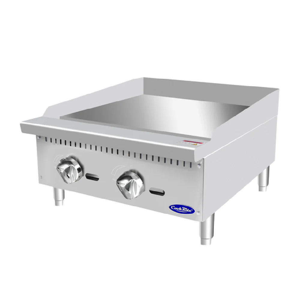 Atosa ATMG-24_LP 24 Inch Griddle Gas CookRite Heavy Duty 2 Burners 60000 BTU Atosa ATMG-24_LP 24 Inch Griddle Gas CookRite Heavy Duty 2 Burners 60000 BTU