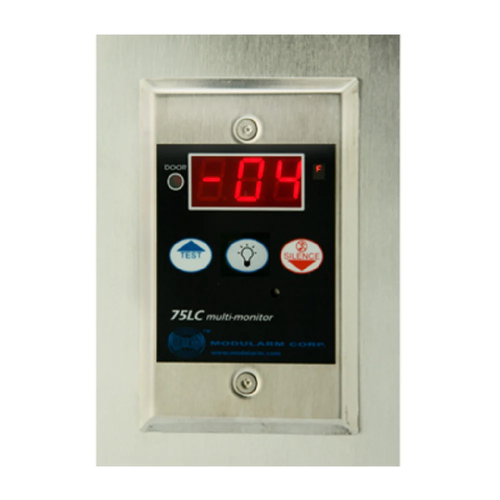Kitchen Brains 75LC WE FLUSH 9 Inch Modularm Temperature Alarm for Walk-in Coolers and Freezers