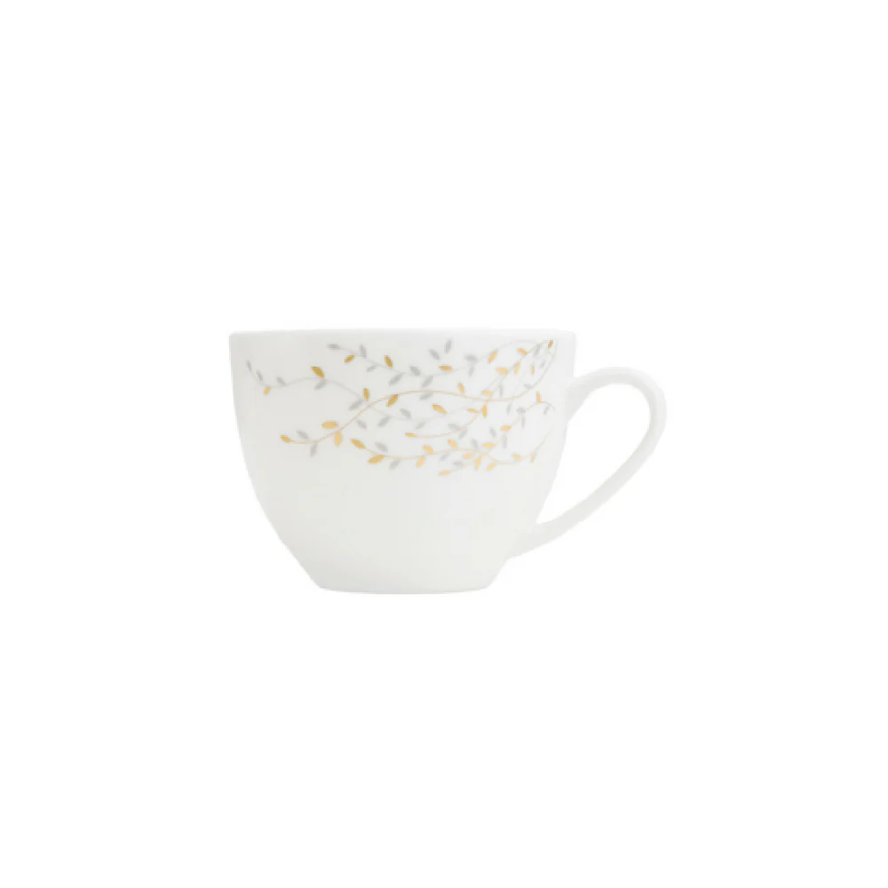 Fortessa RRP.JASMINE.10 8 Oz Coffee Cup Bone China White 48 Packs