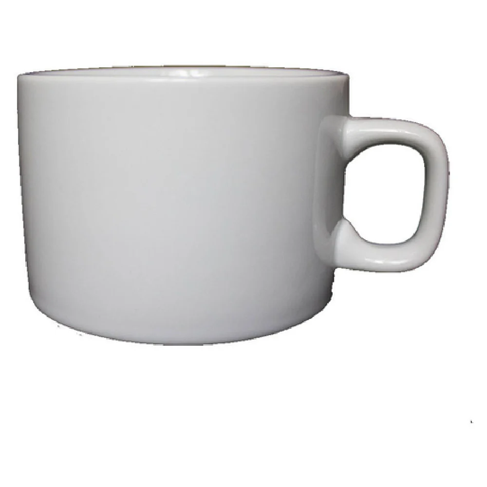 Vertex China AV-SL52 8 Oz Cup Stackable Polished Foot Porcelain Bright White
