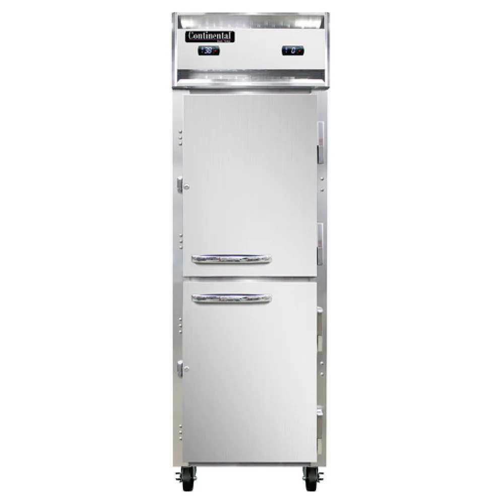 Continental Refrigerator 1RFNSSHD 26 Inch 10 cu ft Refrigerator Freezer Reach-in