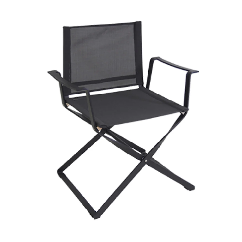 emuamericas 974 25 Inch Folding Armchair Indoor Outdoor Textilene Aluminum