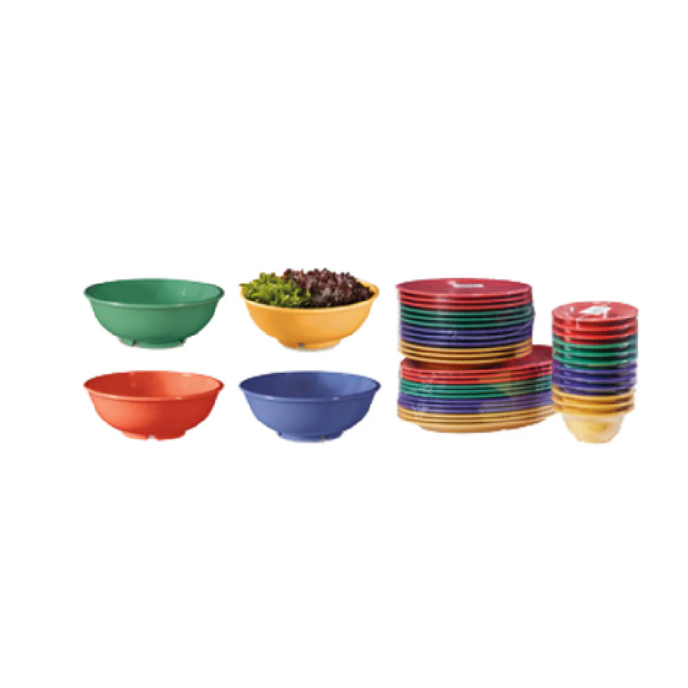 GET Enterprises B-24-MIX 24 Oz Round Bowl Assorted Colors Melamine 4 Packs GET Enterprises B-24-MIX 24 Oz Round Bowl Assorted Colors Melamine 4 Packs