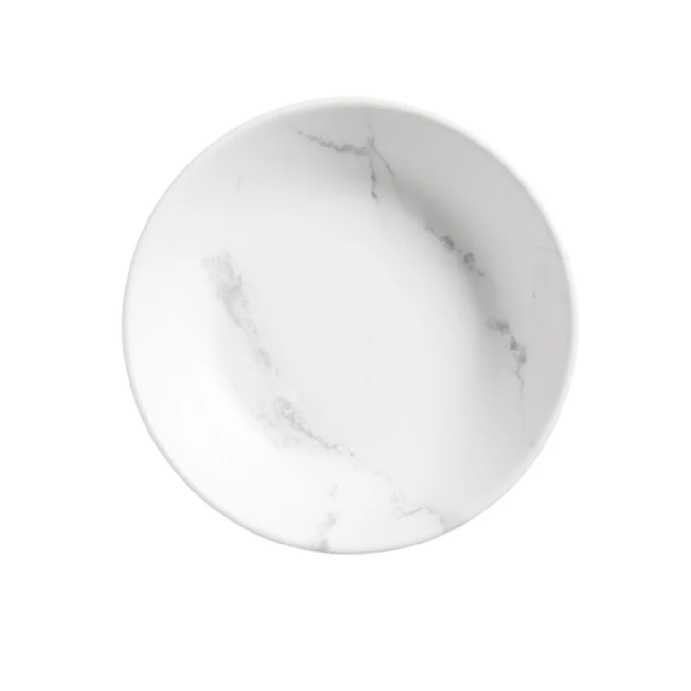 American Metalcraft MCB16MA 16 Oz Round Bowl Matte Marble Melamine American Metalcraft MCB16MA 16 Oz Round Bowl Matte Marble Melamine
