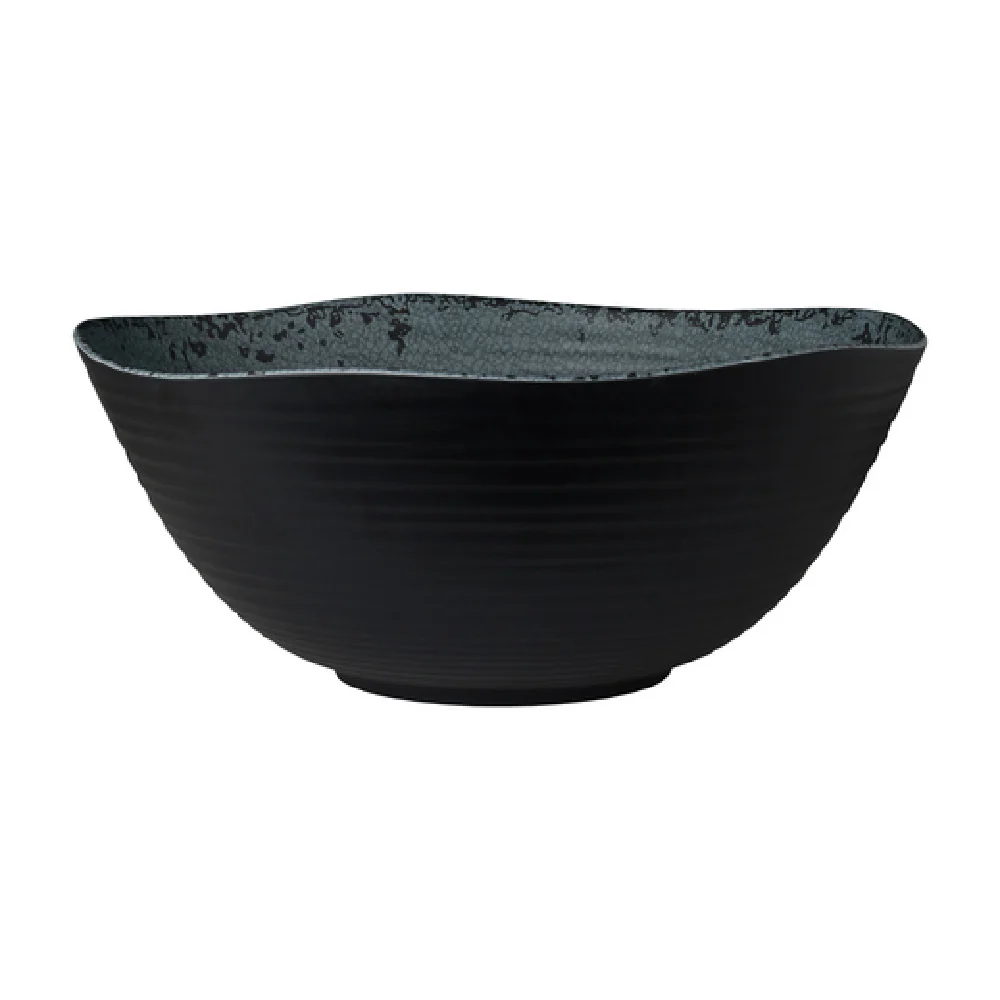 Steelite 7184TM044 14 Inch Large Round Bowl 2.0 Gal Melamine Pompeii Slate Steelite 7184TM044 14 Inch Large Round Bowl 2.0 Gal Melamine Pompeii Slate
