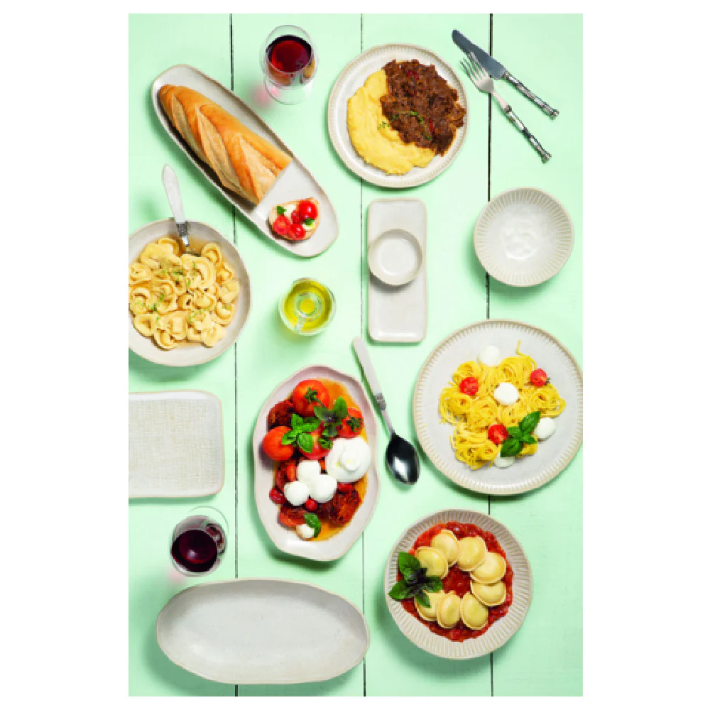 Porto Brasil 14414108501 12.6 Inch 22 oz Deep Organic Platter Stoneware Stackable Porto Brasil 14414108501 12.6 Inch 22 oz Deep Organic Platter Stoneware Stackable