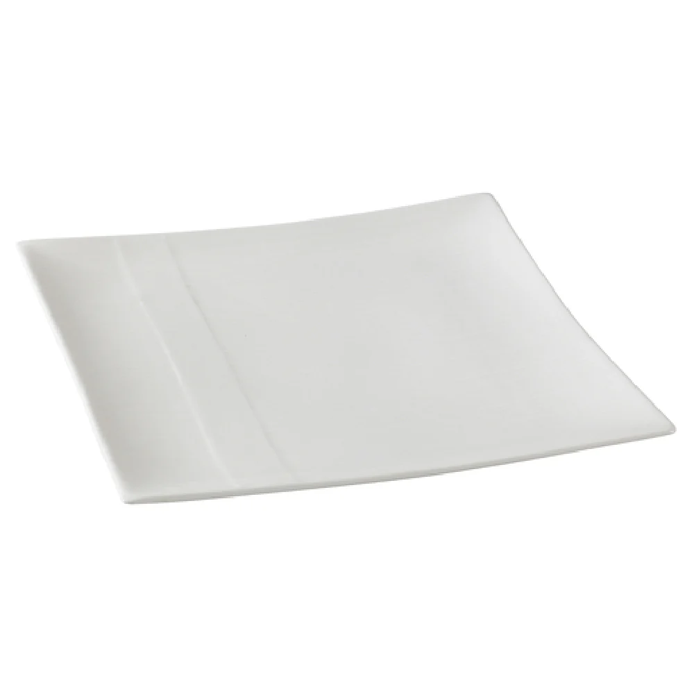 Yanco SH-112 12 Inch Square Plate Porcelain Dishwasher Oven Microwave Safe Yanco SH-112 12 Inch Square Plate Porcelain Dishwasher Oven Microwave Safe