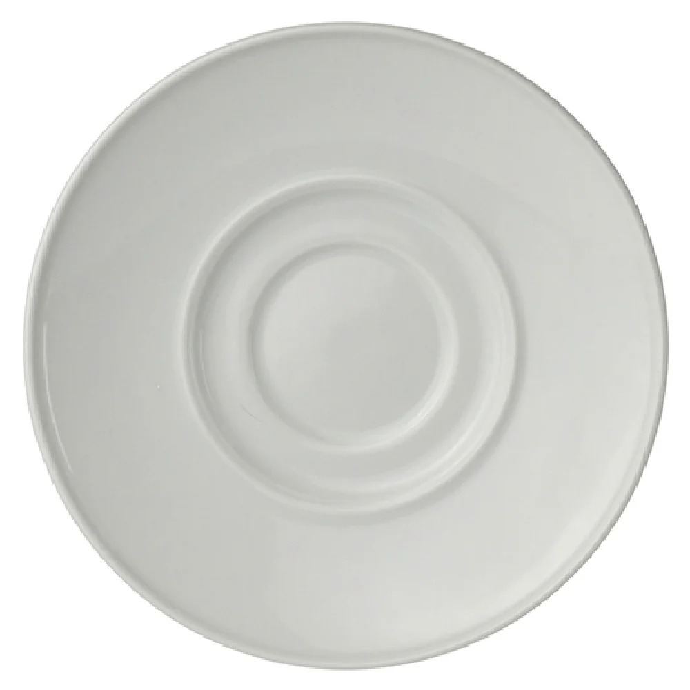 Steelite 6382P889 6-1/4 Inch Round Saucer Porcelain Universal - 2 Dozen Packs