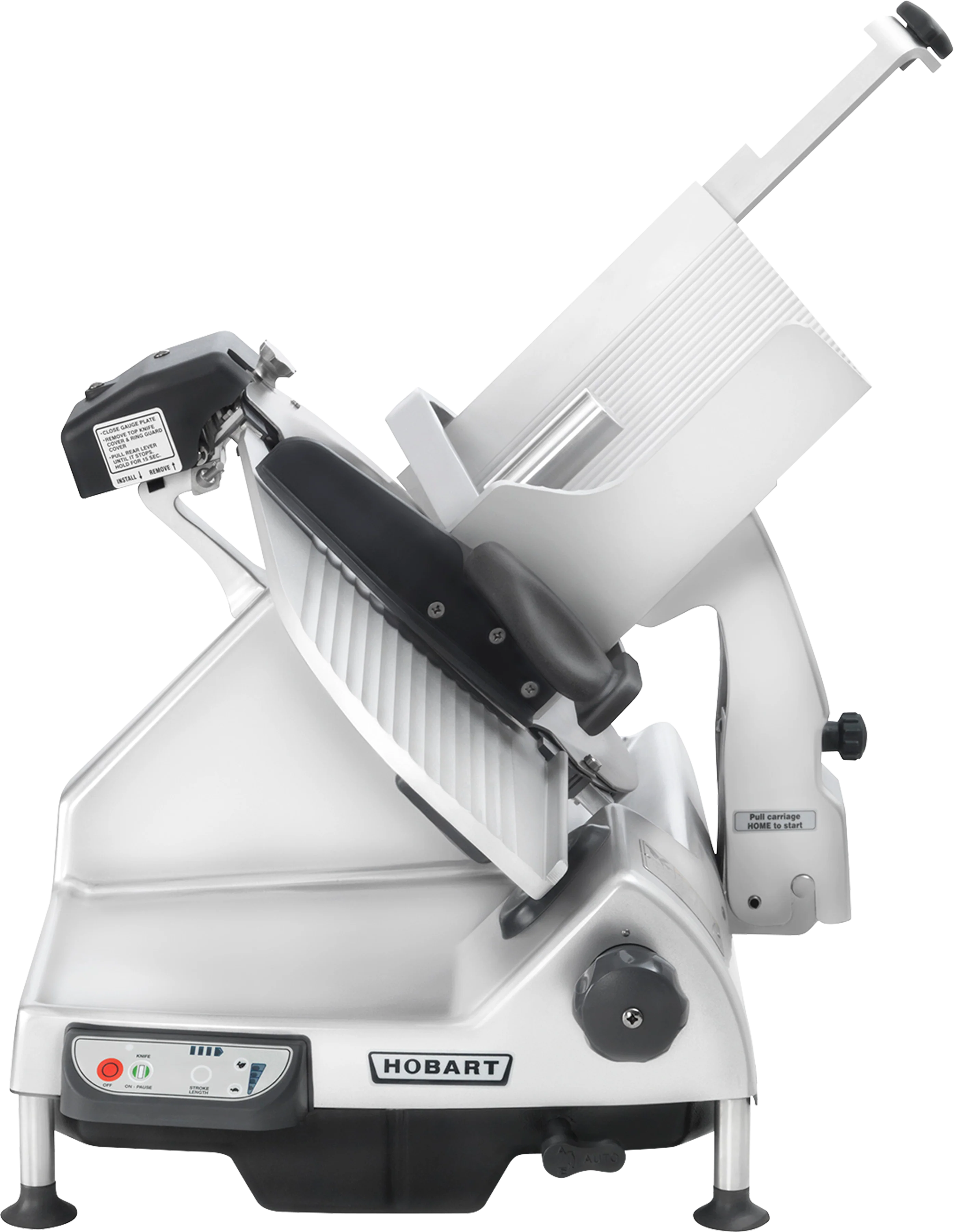 Hobart HS9N-1 13 Inch Electric Food Slicer Automatic Anodized Aluminum with Removable Grip