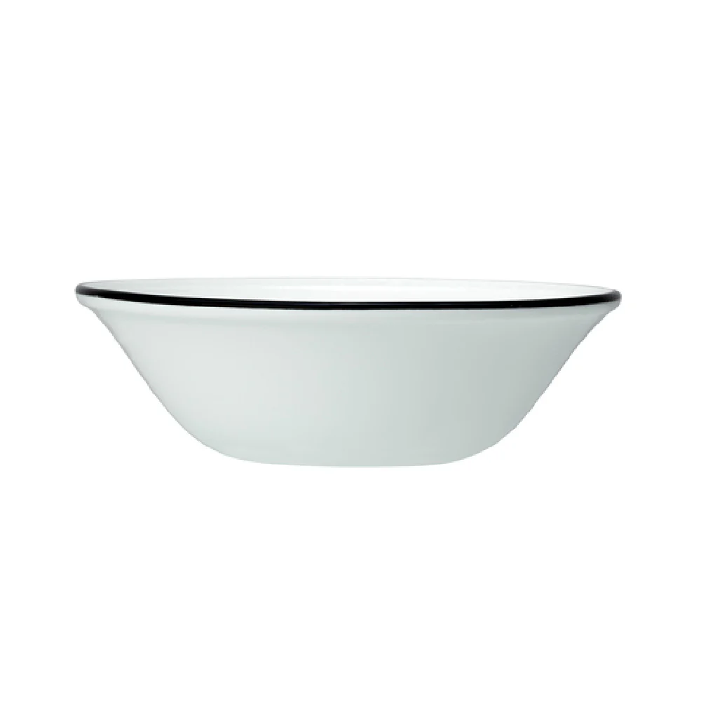 Steelite 1406X0124 6-1/2 Inch Oatmeal Bowl Dishwasher Safe Ceramic White