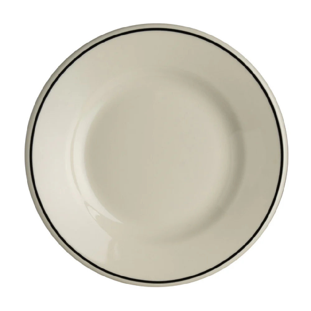 Steelite HL2031743 7.125 Inch Diameter Round Plate China White Rolled Edge