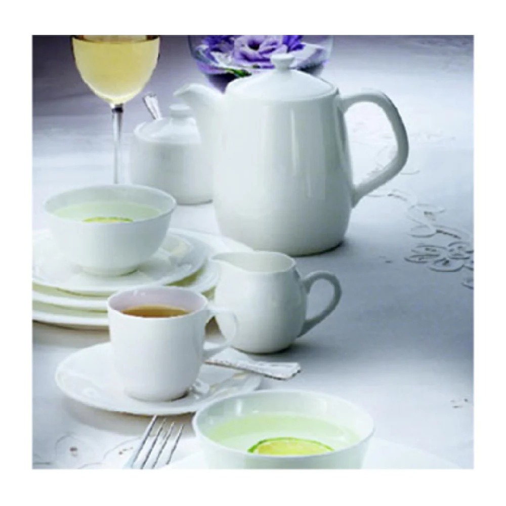Libbey 911190040 15 Oz White Teapot with Lid Bone China Libbey 911190040 15 Oz White Teapot with Lid Bone China