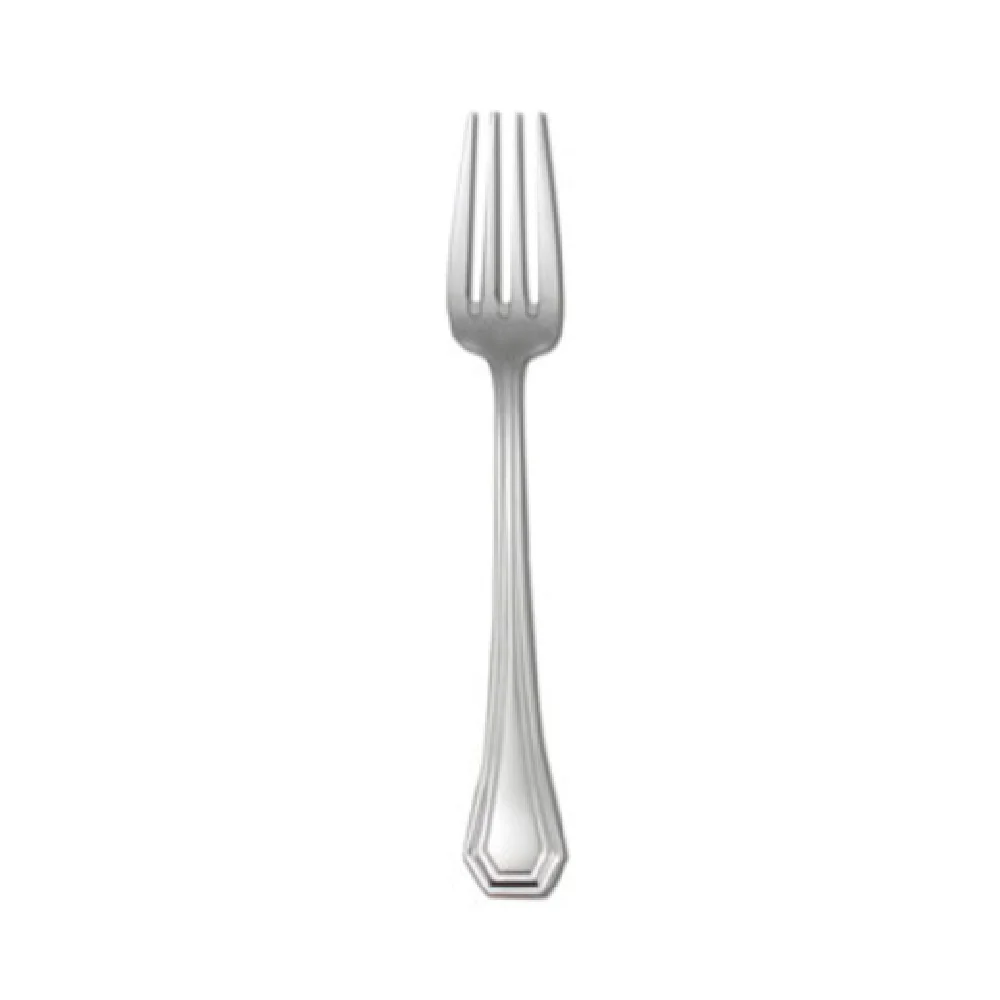 1880 Hospitality V246FDIF 8 Inch Silver-plated Dinner European Fork Incised Lines 1880 Hospitality V246FDIF 8 Inch Silver-plated Dinner European Fork Incised Lines