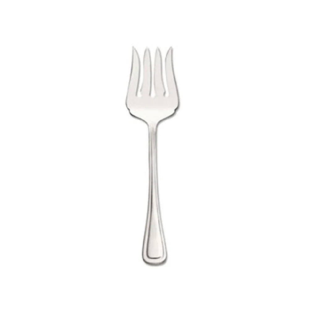 1880 Hospitality V012FCMF 8-1/2 Inch Silver-plated Serving Fork Curved Border
