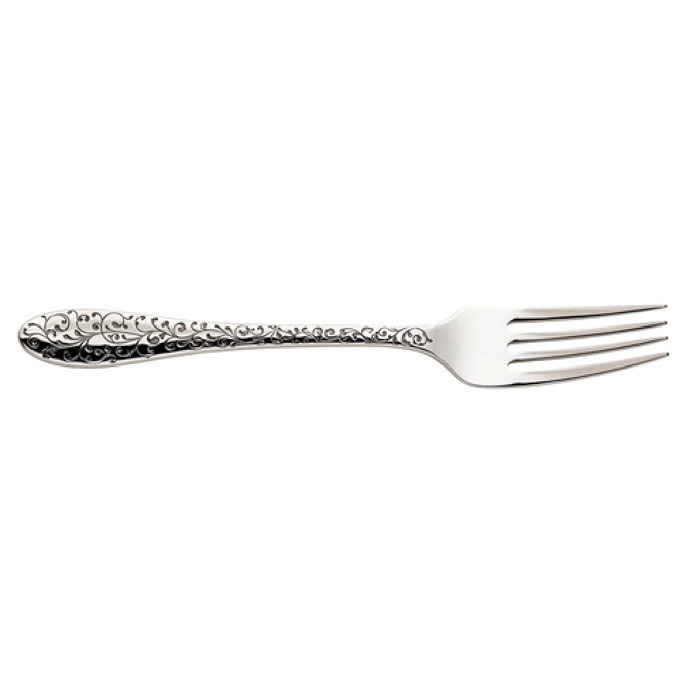 1880 Hospitality T638FDEF 7-1/8 Inch Salad Fork Paisley Pattern 18-10 Stainless Steel 1880 Hospitality T638FDEF 7-1/8 Inch Salad Fork Paisley Pattern 18-10 Stainless Steel