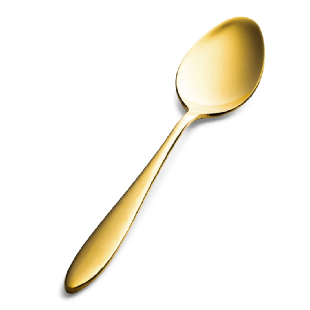 Bon Chef S4403G 7.95 Inch Gold Mirror Finish Soup Dessert Spoon 18/10 Stainless Steel Bon Chef S4403G 7.95 Inch Gold Mirror Finish Soup Dessert Spoon 18/10 Stainless Steel