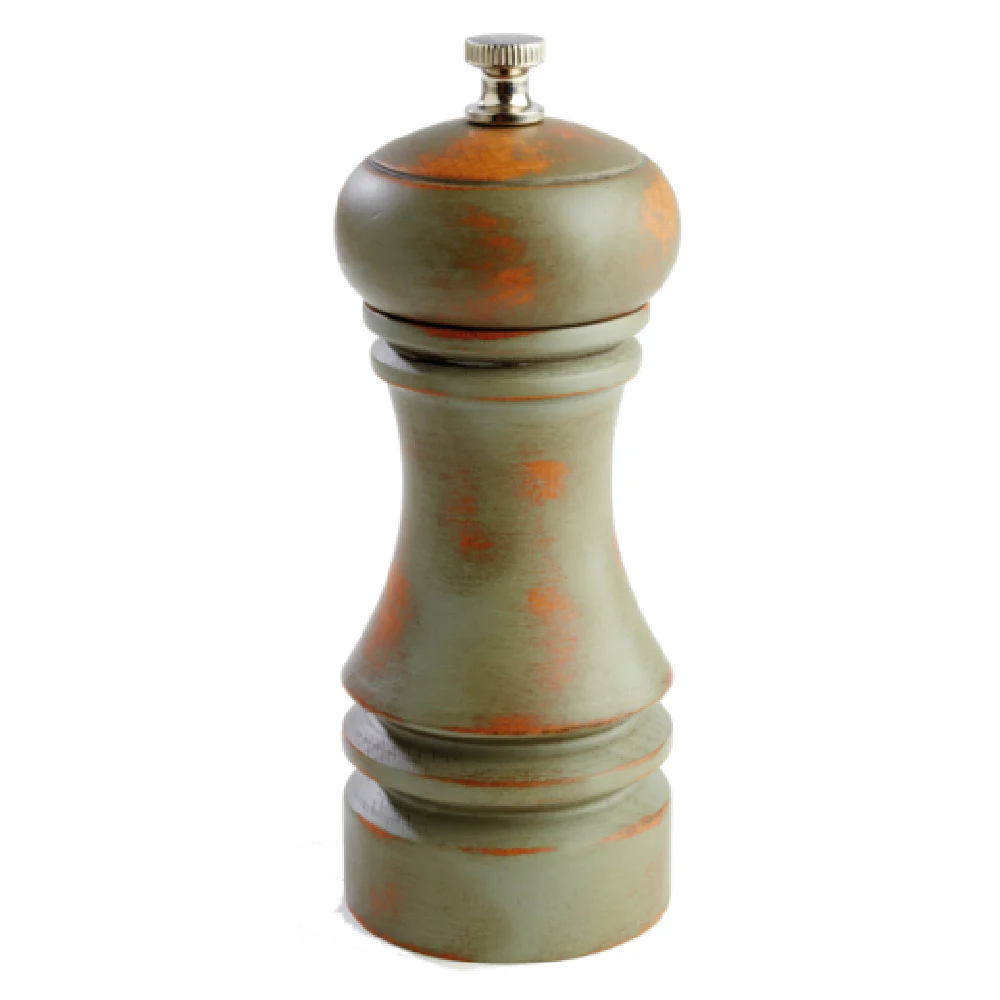 Libbey APS 40546 2-1/4 Inch Carbon Steel Adjustable Grind Pepper Mill Vintage Green Libbey APS 40546 2-1/4 Inch Carbon Steel Adjustable Grind Pepper Mill Vintage Green