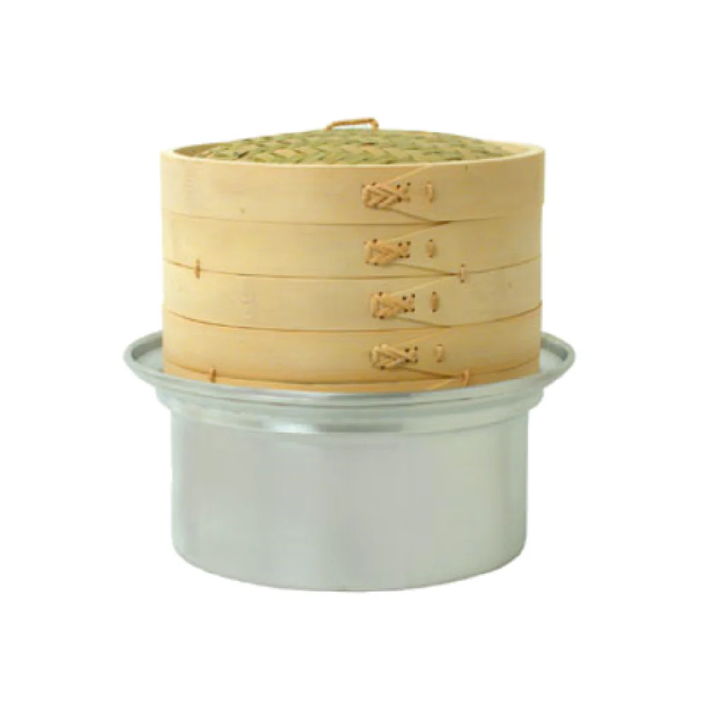 Town 34640/DZ 11-3/4 Inch Steamer Pan Aluminum Fits 10 Inch Bamboo Steamer