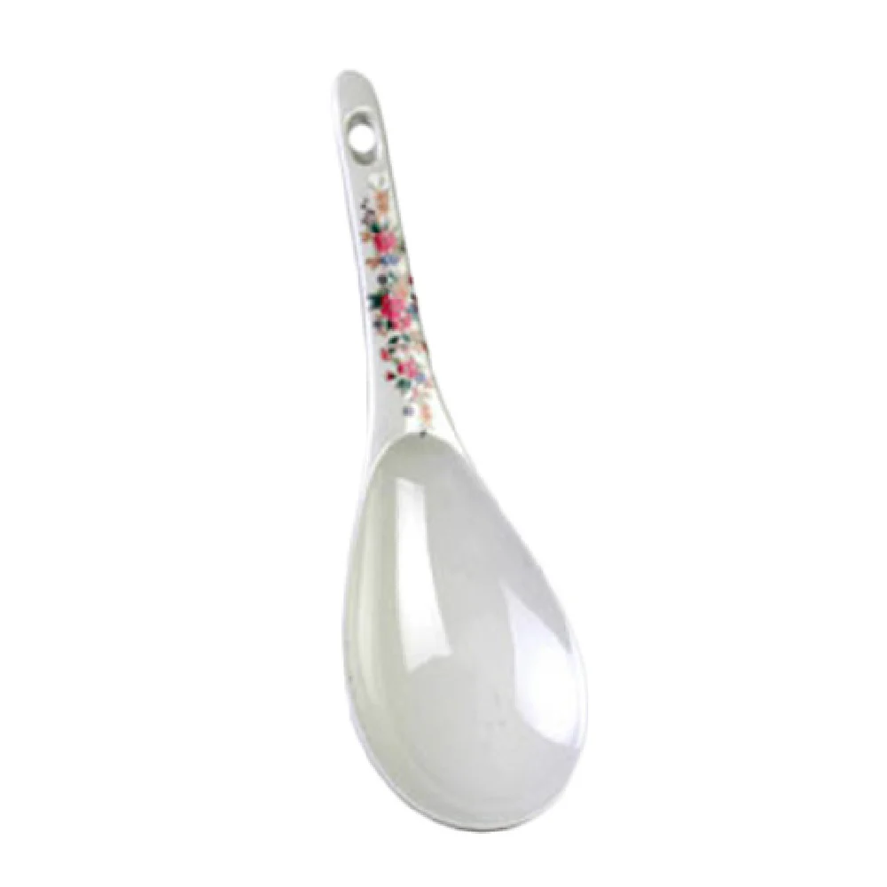 Thunder Group 7005AR 1-1/2 Oz Rice Ladle Melamine Pink Dishwasher Safe