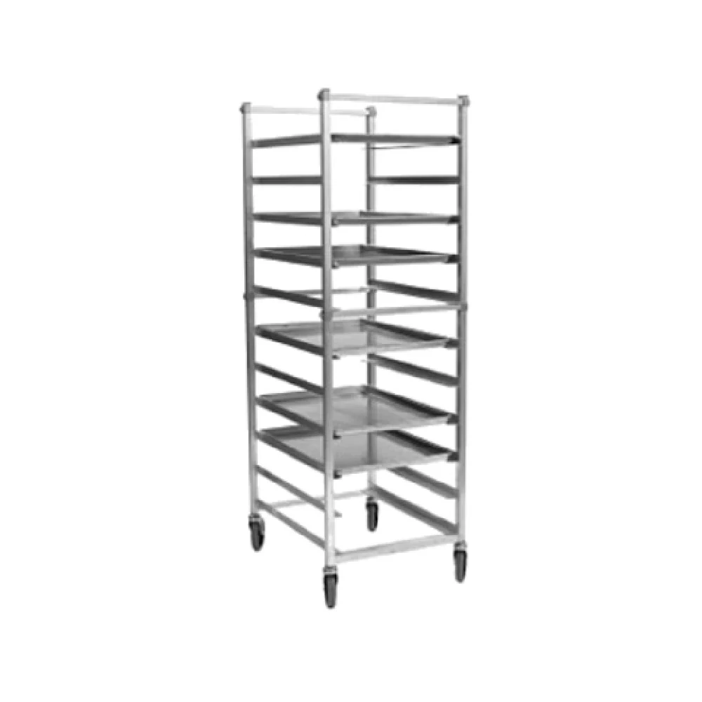 Eagle OUR-1818-3-2X 21 Inch Utility Rack Mobile Aluminum Tray Slides Open Sides Eagle OUR-1818-3-2X 21 Inch Utility Rack Mobile Aluminum Tray Slides Open Sides