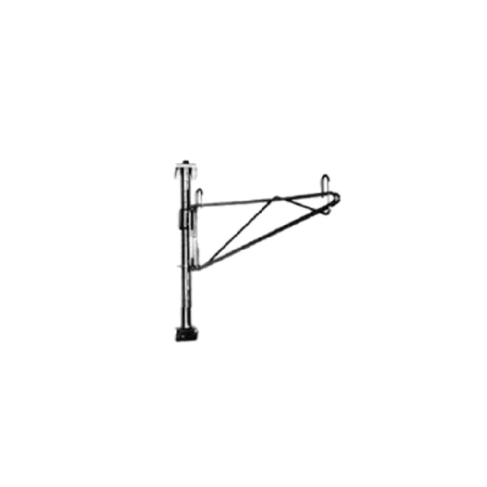 Eagle PWE18-1S Adjustable Post Wire Wall Mounts For 18 Inch Shelf Stainless Steel Eagle PWE18-1S Adjustable Post Wire Wall Mounts For 18 Inch Shelf Stainless Steel